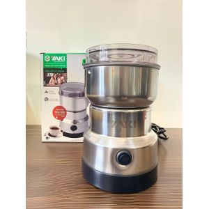 YAKI Mixeur (Hachoir poivre piment oignon ail persil café et épices) - Moulin à grains - Inox - 400W