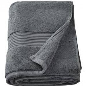 Original Serviette Grise en coton  qualité supérieure - gris -doux.