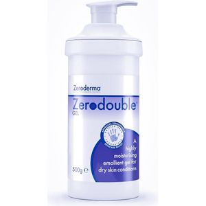 Gel Hydratant Intense Zerodouble - Anti-Irritations & Sécheresse - Format Pompe 500g - Idéal pour les Peaux Très Sèches & Sensibles - Venant de Londres