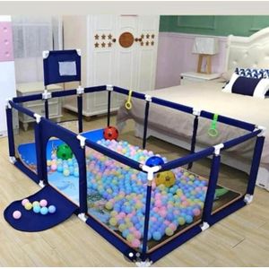 Parc de jeux pliable BLEU  GRAND MODELE avec balle 