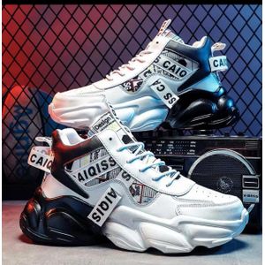 Baskets montantes décontractées pour Homme - Noir - Blanc