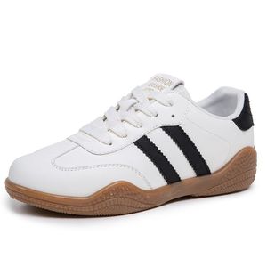 GLARPEBIE Chaussures décontractées pour femmes Baskets décontractées pour femmes en rétro classique - Blanc