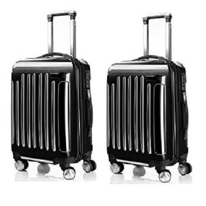lot de 2 Valises Rigides en Coque Dure Ultra Résistante – 2 de même Taille (Grande 23kg)