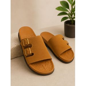 Sandales slides Homme à Double Boucle