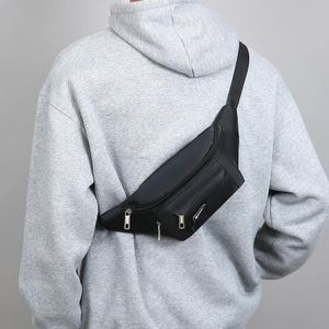 CALLIARA Sac à bandoulière multifonctionnel noir, sac banane imperméable, sac à épaule sportif léger pour homme