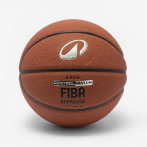 TARMAK Ballon de basketball FIBA taille 6 - CONTROL MATCH  BT500 marron