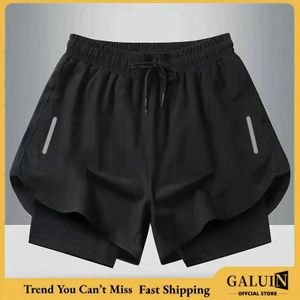 GALUIN Shorts pour hommes - Shorts de sport - Noir