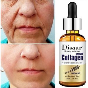 Disaar Sérum visage Anti-rides au collagène pur, Anti-âge, peau sensible, hydratant, eau de reconstitution des taches de rousseur, 30ml