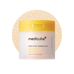 Medicube Pads Clarifiant au Curcuma & Acide Kojique - Kojic Acid Turmeric - 70 Pads