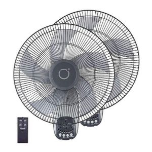 Continental Pack de 2 Ventilateurs continental " avec Télécommande - 3 Vitesses -