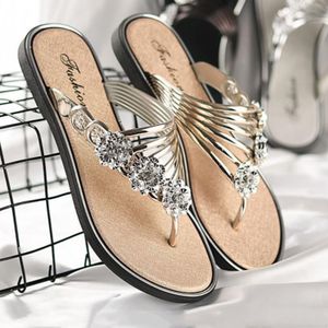 VANHUHU sandales chaussures d'été décontractées durables Or