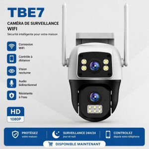 Caméra de Surveillance WiFi TBE7 – Haute Définition HD 1080P
