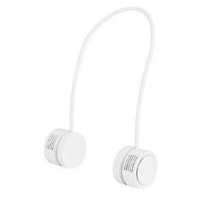 Mini ventilateur de cou rechargeable USB Ventilateur d'aromathérapie pliable sans feuilles suspendu portable pour voiture et utilisation en extérieur Fonction de refroidissement par air