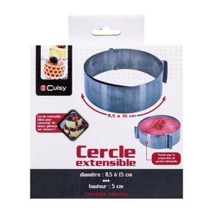 Cercle Extensible Inox Salgo 16cm Argent PCM