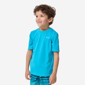 Olaian Water Tee Shirt Anti Uv Enfant Bleu Ciel
