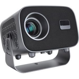 Projecteur 4K, Mini Projecteur à Mise au Point électrique WiFi Bluetooth 1080P, Projecteur Vidéo de Plafond Réglable à 360 ° pour Android TV 11.0 pour la Maison