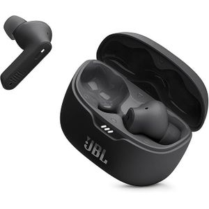 Jbl Tune Beam, Écouteurs sans fil avec Réduction de Bruit, Bluetooth 5.3, autonomie jusqu'à 48 h, charge rapide, son Pure Bass, noirs