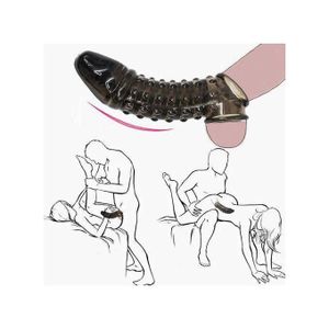 SEXTOYS Préservatif En Silicone Réutilisable Gland Flexible Agrandissement Du Pénis Éjaculation Retardée