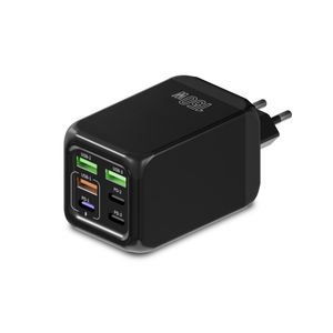 XY Boîtier De Charge Rapide Sans Câble  150 W, 6 ports (3 USB‑C + 3 USB‑A),-Noir