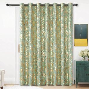 GALUIN 1 rideau occultant 100 % (134 cm x 210 cm) vert