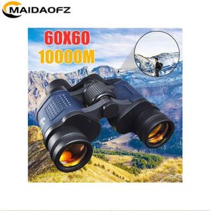 MAIDAOFZ Jumelles Haute Puissance 60x60, Vision Nocturne à Faible Luminosité, Chasse, Voyages Et Tourisme-