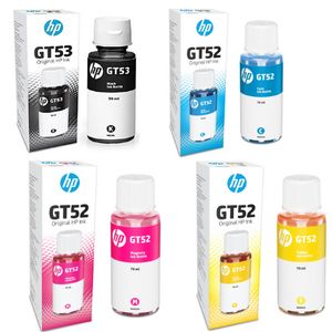 Hp noir et couleur (GT 53 noir GT 52 cyan, magenta, jaune) 70 ml – M0H54AE