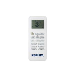 Bruhm Climatiseur Split - 1.5CV 12000 BTU BAS- R410A BAS- 12RCEW - Blanc - Garantie 12 Mois