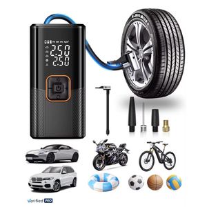 Compresseur d'air numérique portable pour pneus de voiture  avec affichage lumineux, pompe à air électrique pour voiture 