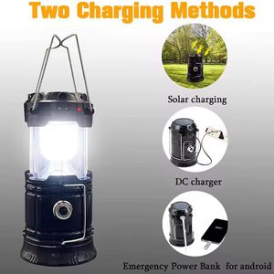 Rechargeable soire LED rétractable lampe de poche portable outdoor mountaining tente urgence camping lumière
