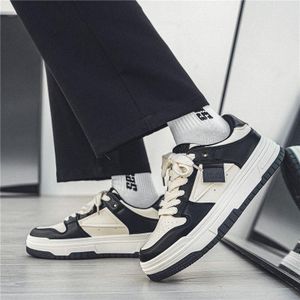 GLARPEBIE Chaussures décontractées pour hommes Baskets de mode pour hommes en rétro classique  - Noir