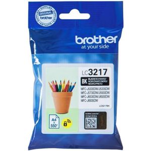 Brother CARTOUCHE ORIGINAL LC-3217 BK noir, Noir, Standard
