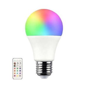Pack de 2 Ampoule Led Standard E27 9w Equi.60w 806lm Rgb Avec Télécommande
