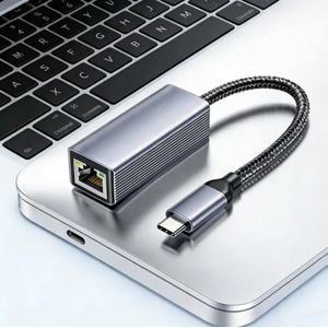 Adaptateur USB C vers Gigabit Ethernet - Carte réseau Type C haute vitesse 1000 Mbps