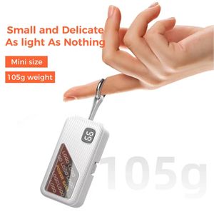 Charge Mini Power Bank de Poche 4000 MAH avec Écran Digital et Porte-Clés