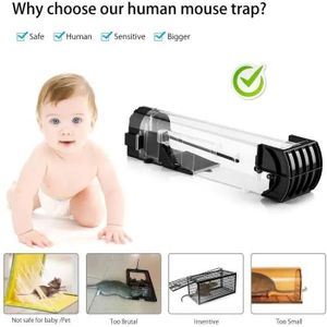 Un piège à souris sans cruauté, réutilisable, un attrape-souris professionnel et efficace.