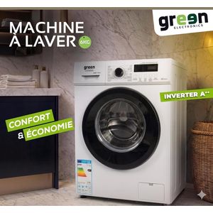 Machine à laver 6 Kg A++ - Lave-linge frontale - GNML6 - Garantie 12 Mois