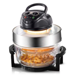  Friteuse Four électrique 8 En 1 En Verre Solide
