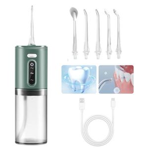 Irrigateur buccal électrique, hydropulseur dentaire portable détachable, jet d'eau dentaire étanche, nettoyeur de dents puissant