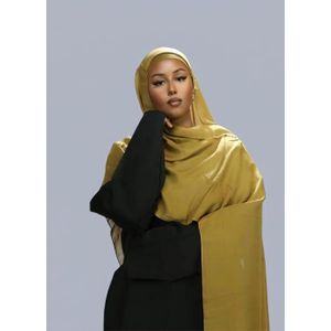 Ensemble Hijab 2-en-1 : Foulard + Bonnet Intégré VERT OLIVE