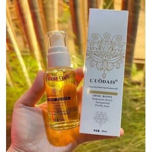 L'Uodais Sérum à l'huile essentielle d'argan 50ml, Huile réparatrice pour cheveux, Parfum Lissant, Traitement pour cheveux abîmés, Produit de soin capillaire
