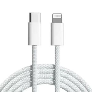 Original Câble de Chargement Tressé PD 20W à Chargement Rapide et Synchronisation de Données Usb C vers 8 Broches IOS  - 1M