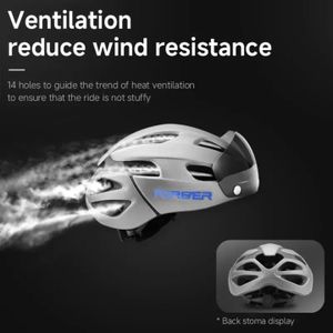 Forever Haute qualité ,Casque de Vélo en VTT – Protection, Confort et Style pour Tous les Cyclistes