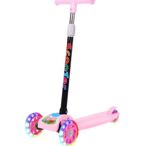 product_image_name-Louna-Trottinette Pliable à 3 Roues avec Flash Lumineux_Rose-6