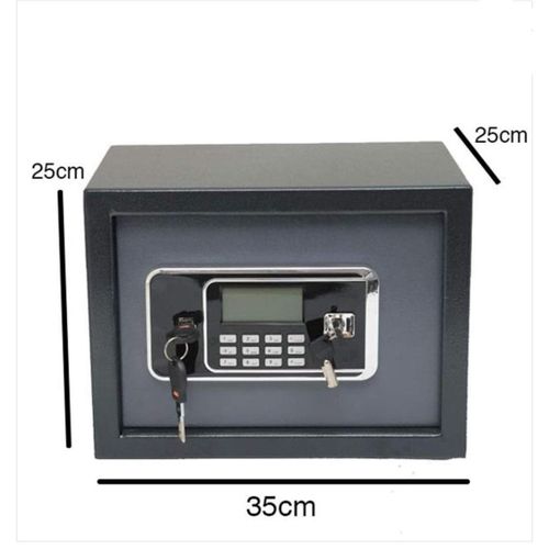 product_image_name-White Label-Coffre-Fort Haute Sécurité à Code Digital & Clés – 35x25x25cm-2