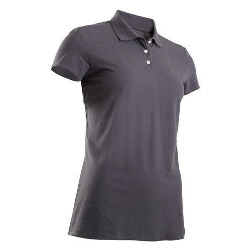 product_image_name-Decathlon-POLO DE GOLF MANCHES COURTES FEMME MW100 GRIS-1