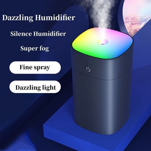 Generic New Home Chambre Mini Grand Brouillard Coloré Atmosphère Lumière  USB Humidificateur D'air-Noir - Prix pas cher