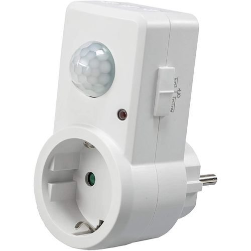 product_image_name-Generic-Prise détecteur de mouvement-Portée:120°, 9m-1200W,230V Temps réglable 10s-15min-1