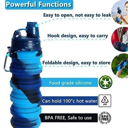 product_image_name-Generic-Bouteille d'eau pliable 600ml Motivateur avec autocollant-3