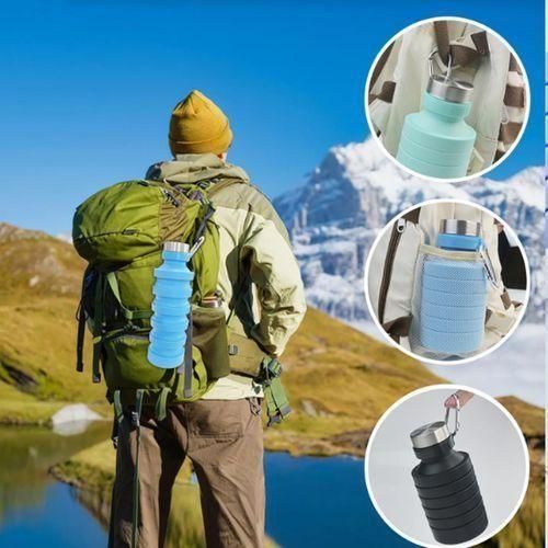 product_image_name-Generic-Bouteille d'eau pliable 600ml Motivateur avec autocollant-7