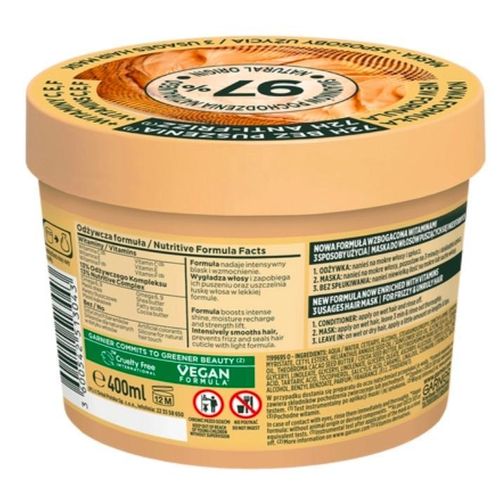 product_image_name-Garnier-Masque capillaire nourrissant au beurre de cacao pour cheveux frisés et indisciplinés 400ml-2
